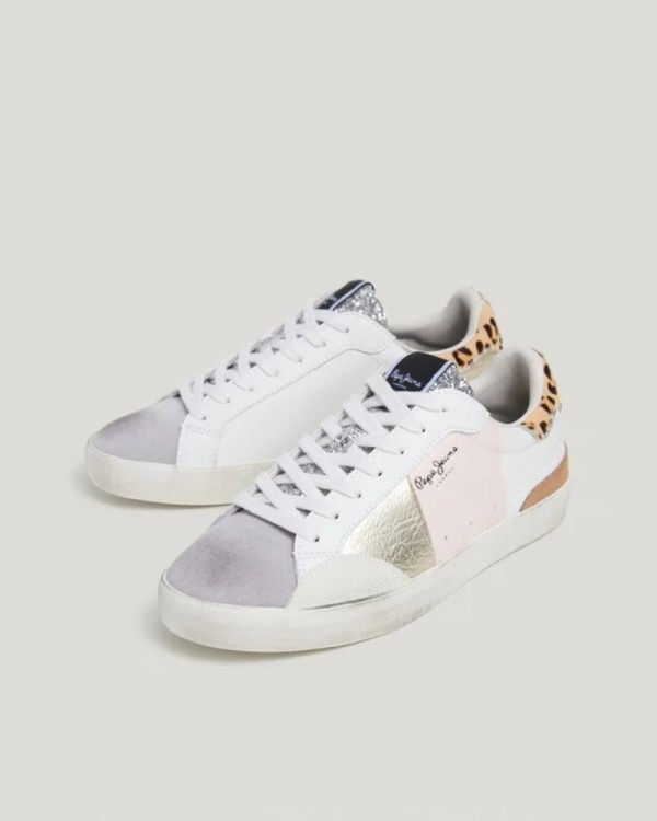Sapatilhas brancas mulher Pepe Jeans Lane Sweet