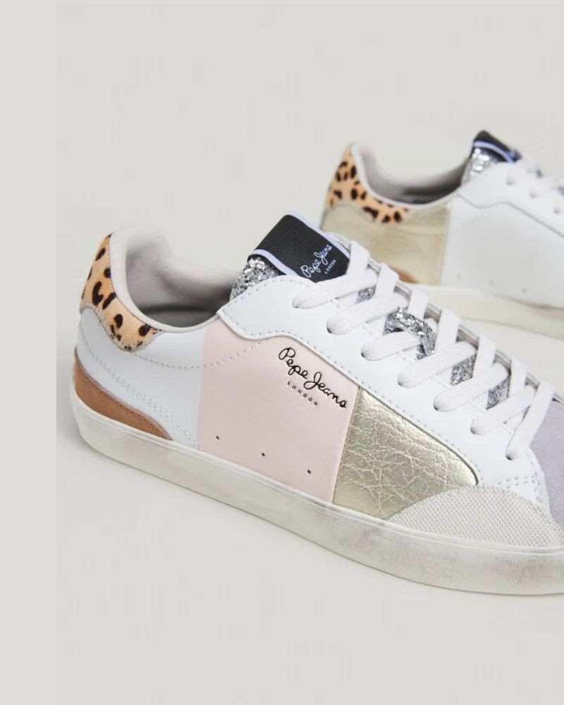 Sapatilhas brancas mulher Pepe Jeans Lane Sweet