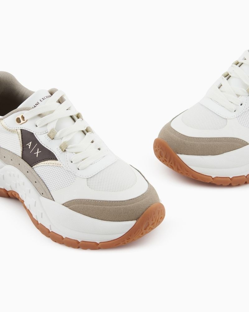 Armani Exchange zapatillas bajas mujer beige Black Friday calzado mujer