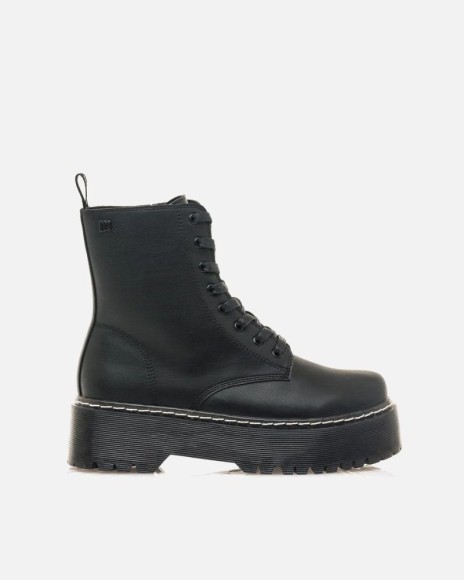 MUSTANG Botas Militares Feminino Preto 54146