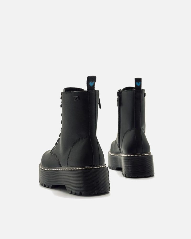 MUSTANG Botas Militares Feminino Preto 54146