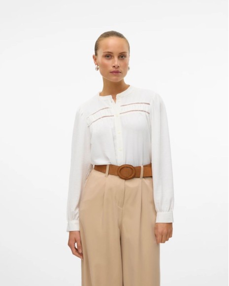 VERO MODA Camisas de Manga Comprida Mulher Branco 10314655 EMMA
