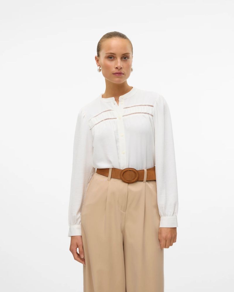 VERO MODA Camisas de Manga Comprida Mulher Branco 10314655 EMMA