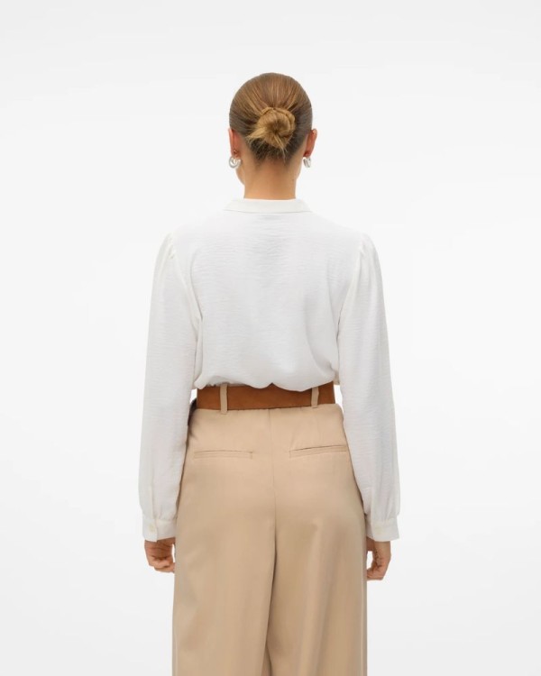 VERO MODA Camisas Manga larga Mujer Blanco 10314655 EMMA