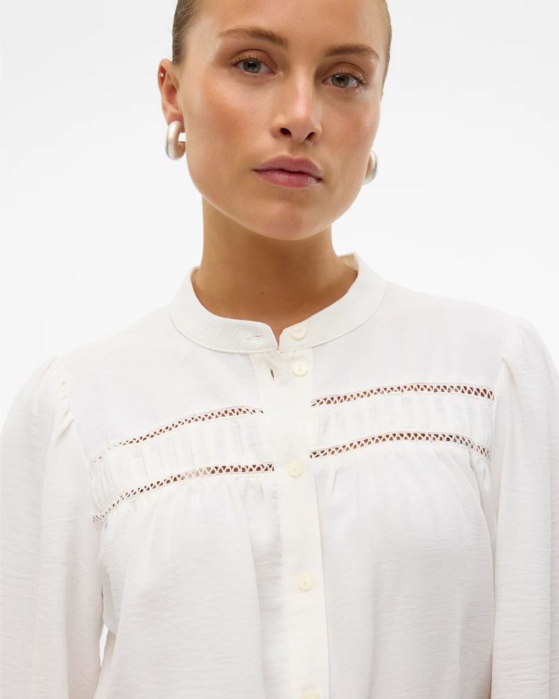 VERO MODA Camisas Manga larga Mujer Blanco 10314655 EMMA