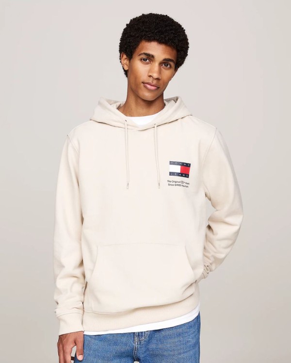 TOMMY HILFIGER Sweatshirts Manga comprida Homem Bege DM0DM20738