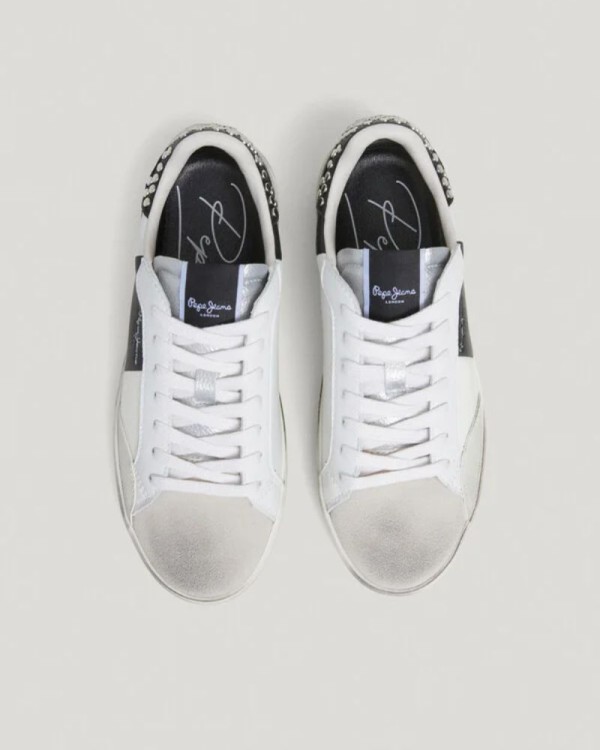 Sapatilhas brancas mulher Pepe Jeans Lane Glam