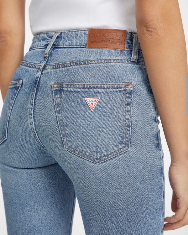 GUESS Pantalones Vaqueros Mujer Azul W4YA98 D5CC5