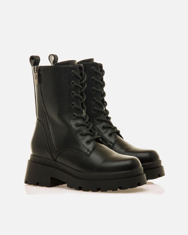 MUSTANG Botines Militares Mujer Negro 53261 MISSION