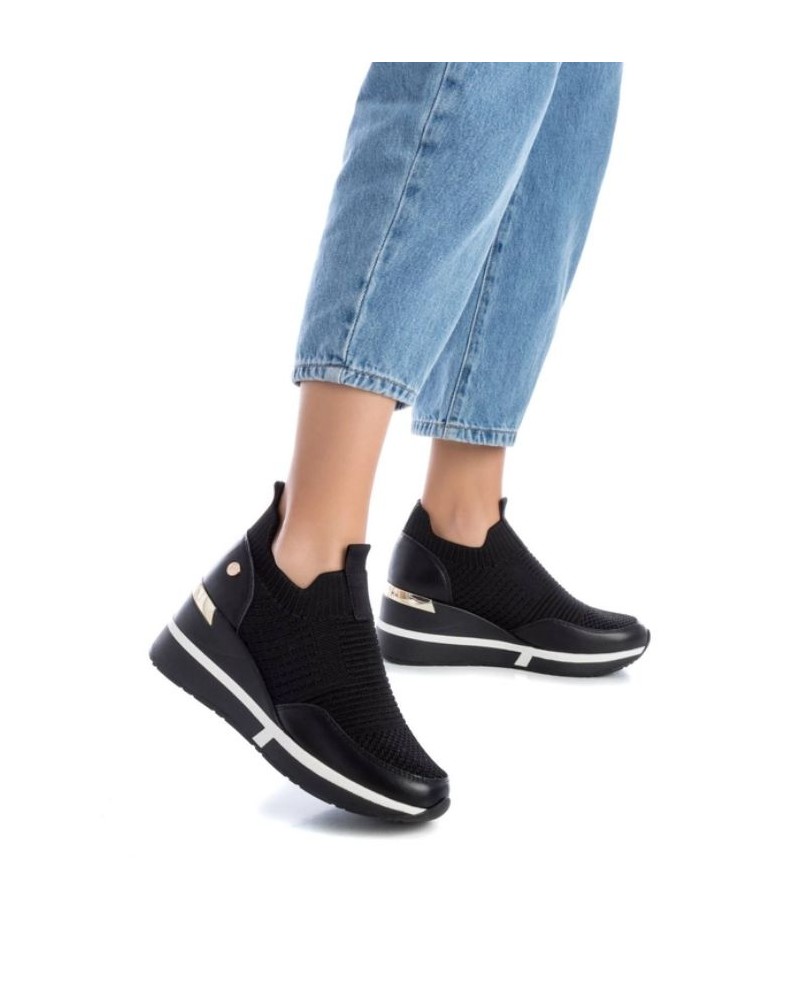 Sapatos casual feminino preto XTI Black Friday promoções botas mulher