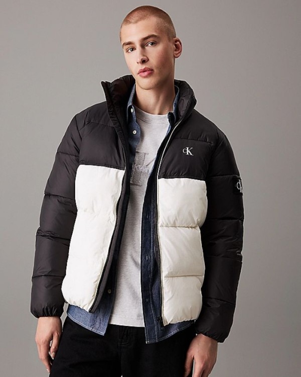 CALVIN KLEIN Abrigos Manga larga Hombre Blanco J30J325584