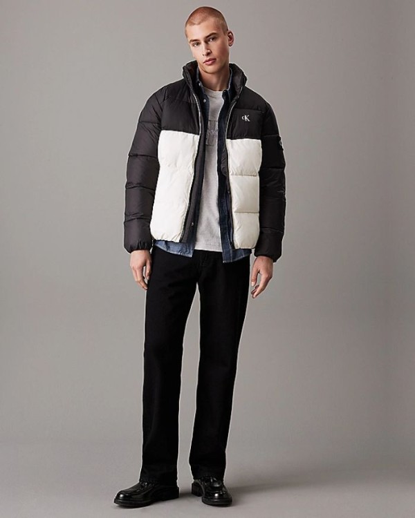 CALVIN KLEIN Abrigos Manga larga Hombre Blanco J30J325584