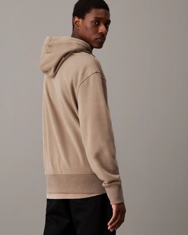 CALVIN KLEIN Sweatshirts Manga comprida Homem Bege J30J326879