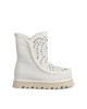 Botas de pele Alma em Pena femininas brancas