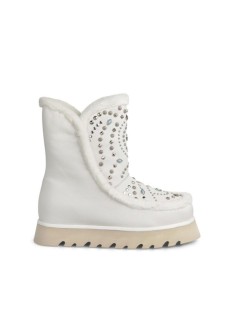 botas de pelo alma en pena mujer blancas