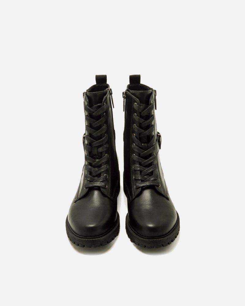 MUSTANG Botines Militares Mujer Negro 50355 CAMPA