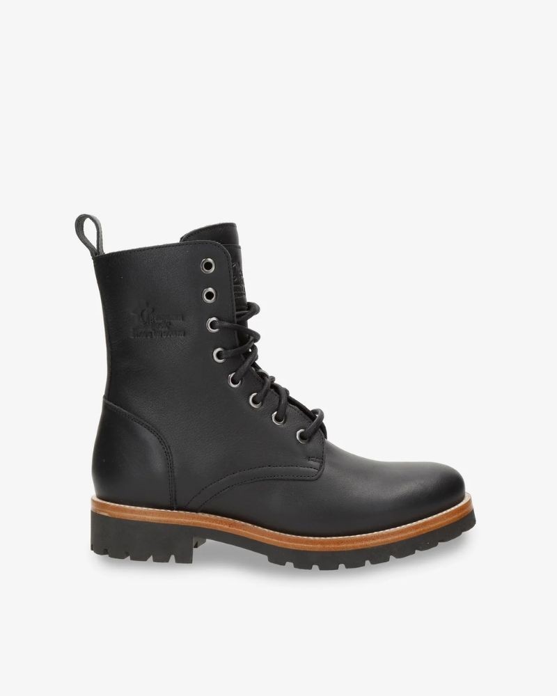 Botas militares femininas pretas Panama Jack