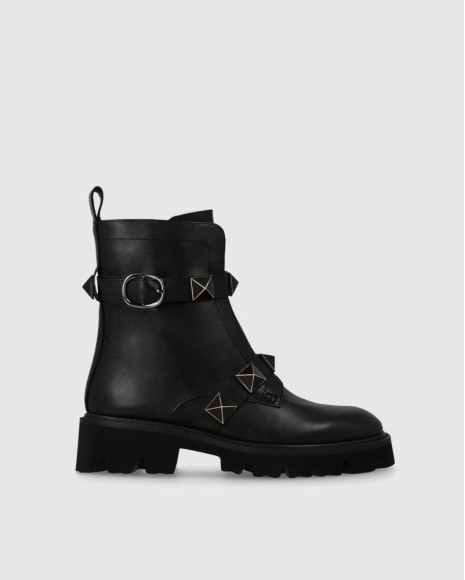 LODI Botines Militares Mujer Negro CE5145