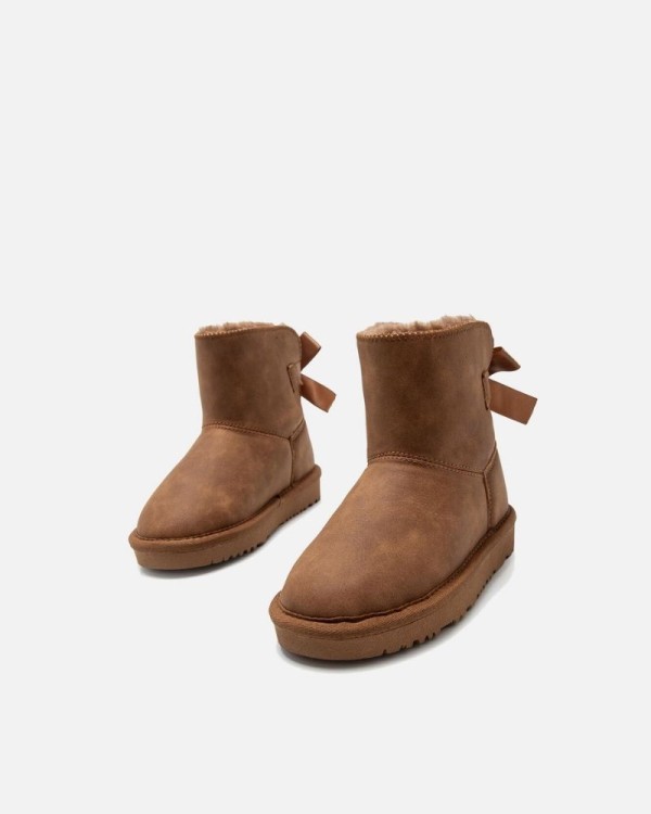 Botas de Pelego Infantil MUSTANG Castanho 47951 SKY