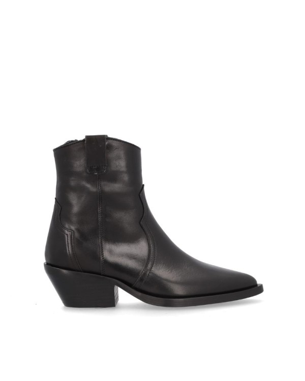 ALPE Botas Cowboy Mulher Preto 52541705 5254 Fabricado em Espanha.