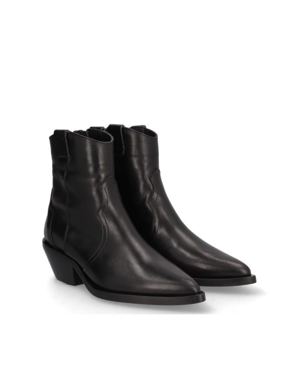ALPE Botas Cowboy Mulher Preto 52541705 5254 Fabricado em Espanha.