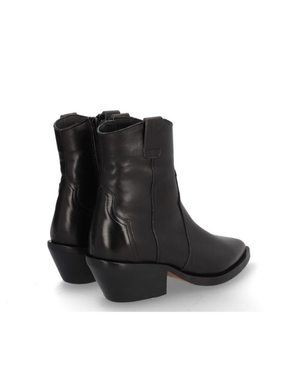 ALPE Botas Cowboy Mulher Preto 52541705 5254 Fabricado em Espanha.