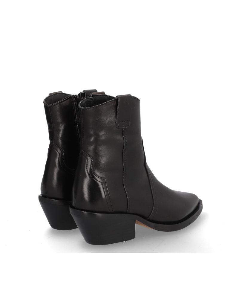 ALPE Botas Cowboy Mulher Preto 52541705 5254 Fabricado em Espanha.