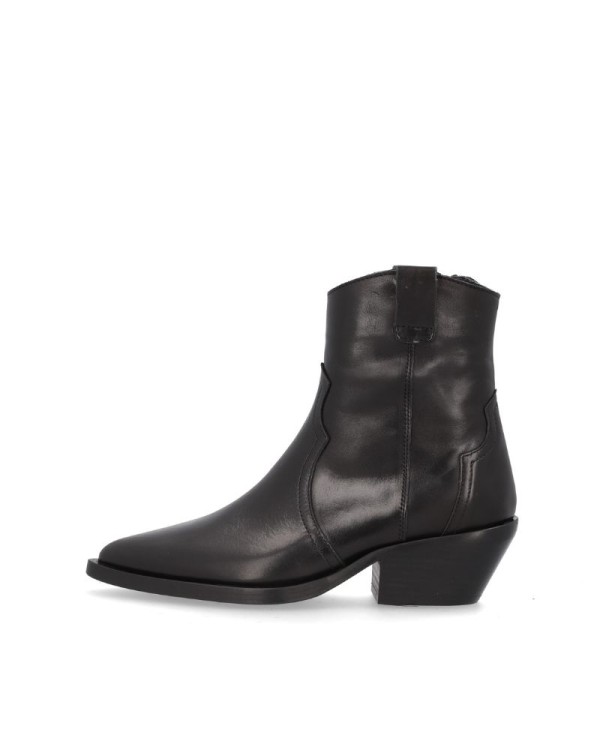 ALPE Botas Cowboy Mulher Preto 52541705 5254 Fabricado em Espanha.