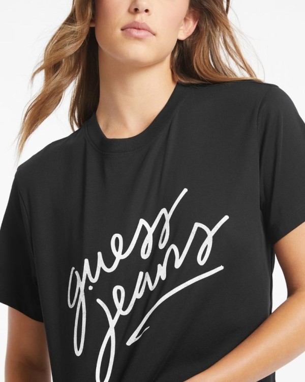 GUESS Camisetas Manga corta Mujer Negro W4BI54 K8HM0