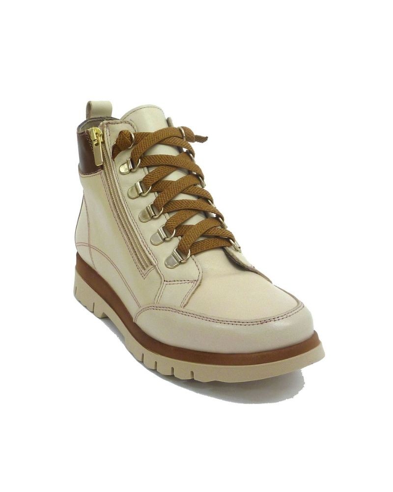 RKS Botines Mujer Beige 652116