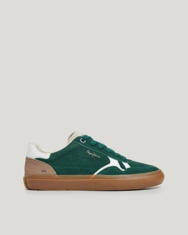 PEPE JEANS Zapatillas Bajas Hombre Verde PMS31058 TRAVIS FREE M