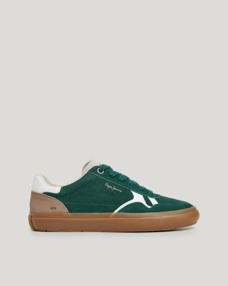 PEPE JEANS Zapatillas Bajas Hombre Verde PMS31058 TRAVIS FREE M
