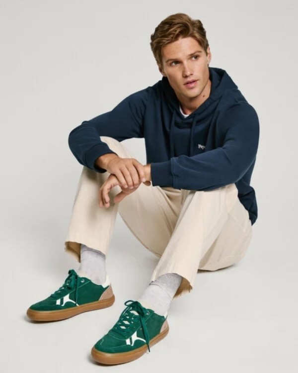PEPE JEANS Zapatillas Bajas Hombre Verde PMS31058 TRAVIS FREE M