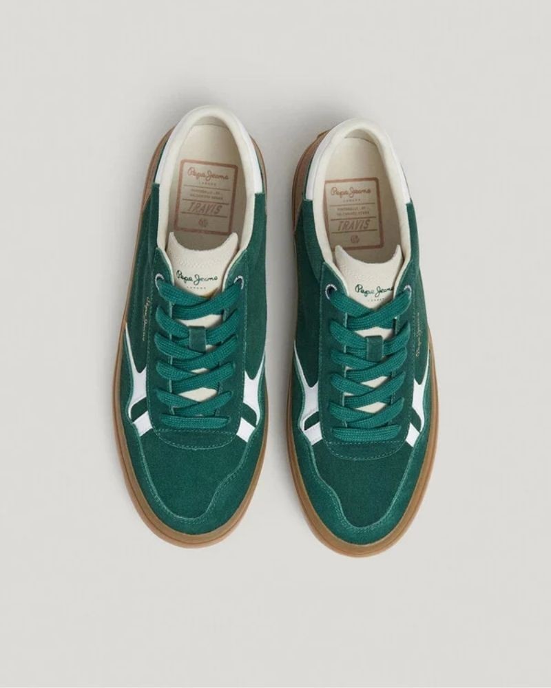 PEPE JEANS Zapatillas Bajas Hombre Verde PMS31058 TRAVIS FREE M