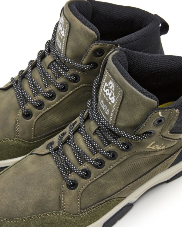LOIS Botines Hombre Verde 64391
