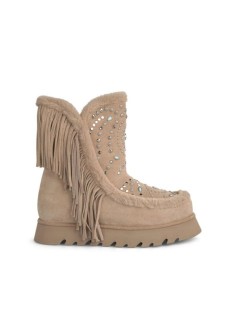 Botas de pelo Alma Penada mulher bege