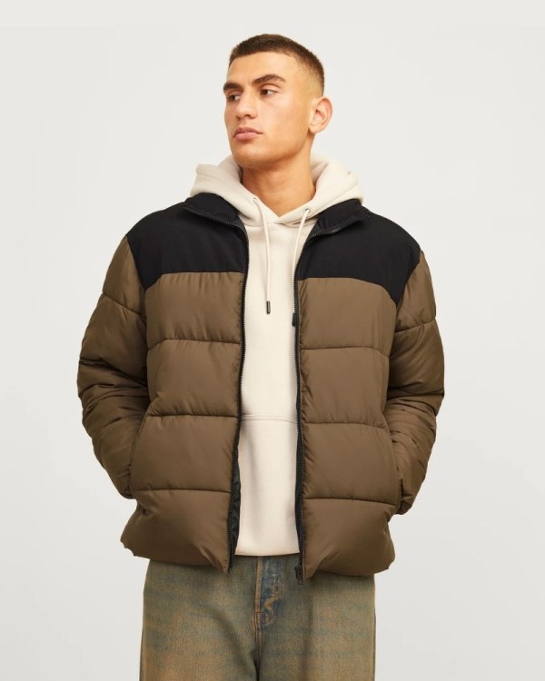 JACK AND JONES Casacos Manga comprida Homem Castanho 12256859 MOON