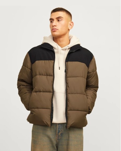 JACK AND JONES Casacos Manga comprida Homem Castanho 12256859 MOON