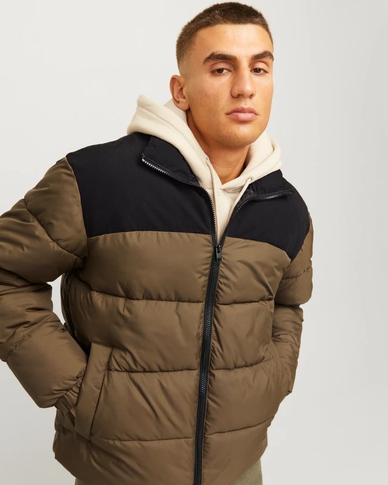 JACK AND JONES Casacos Manga comprida Homem Castanho 12256859 MOON