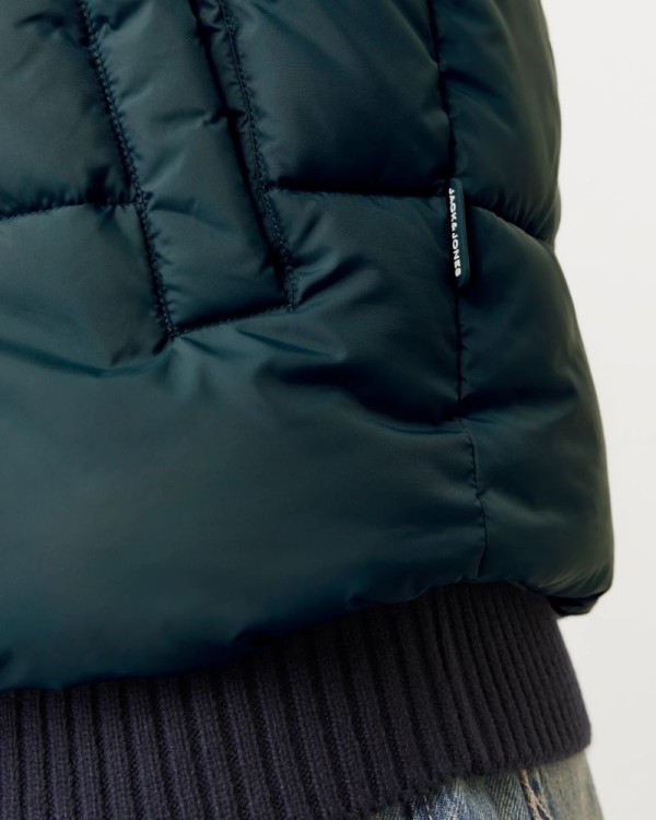 JACK AND JONES Casacos Manga curta Homem Verde 12256860 MOON