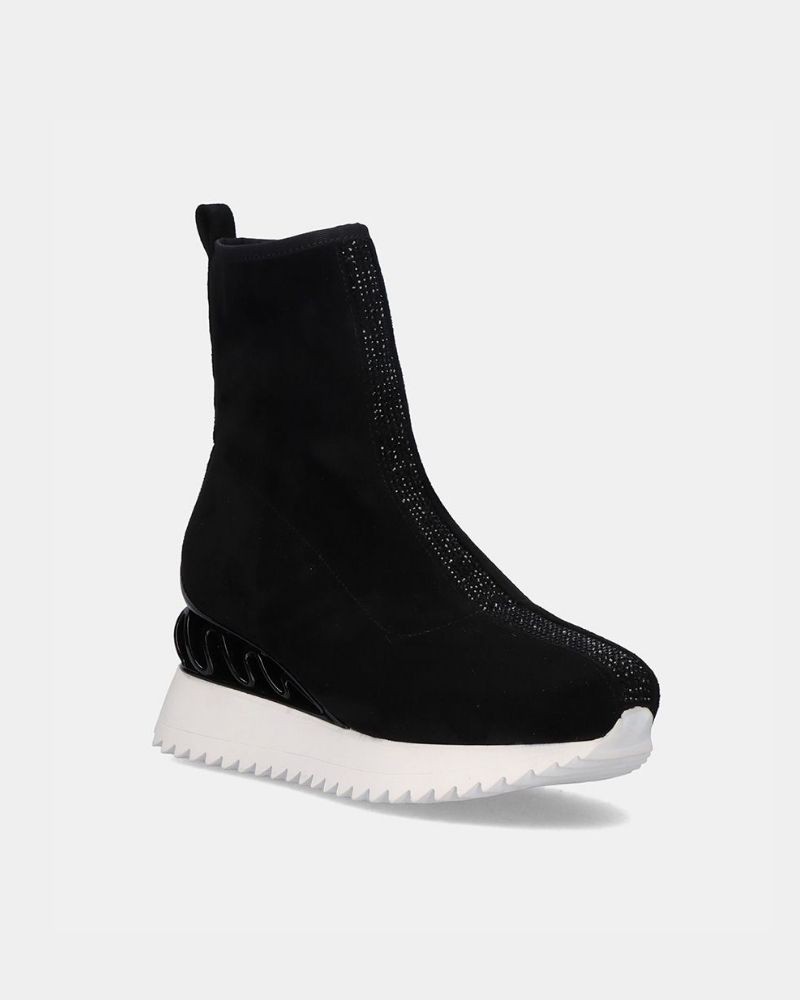 Zapatillas urbanas altas negras Exe