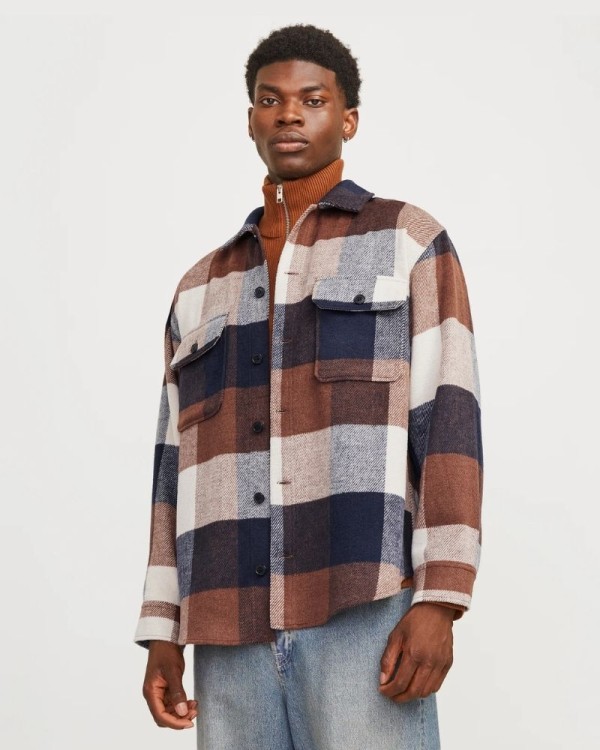 JACK AND JONES Abrigos Manga larga Hombre Azul 12257199 BRADLEY