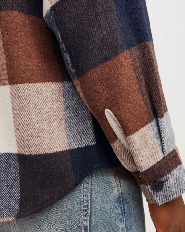 JACK AND JONES Casacos Manga comprida Homem Azul 12257199 BRADLEY