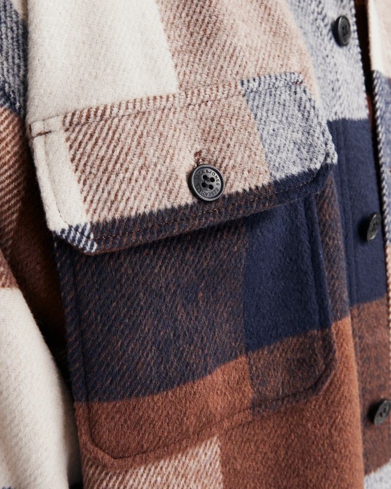 JACK AND JONES Abrigos Manga larga Hombre Azul 12257199 BRADLEY