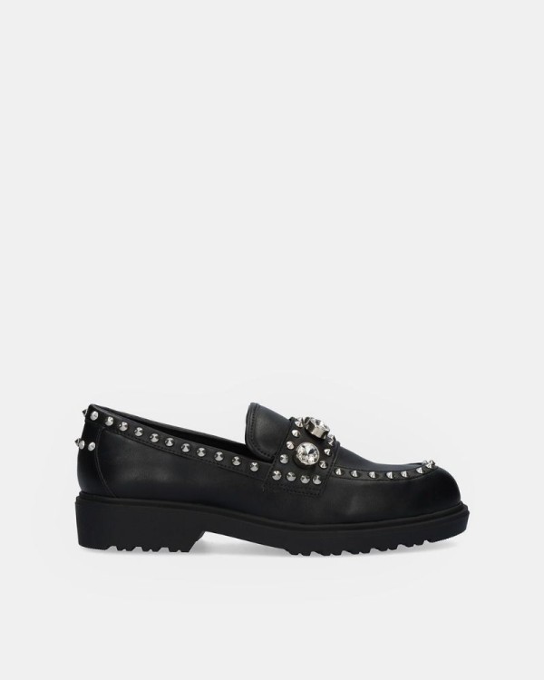 EXE Zapatos Mocasines Mujer Negro SALINA 610