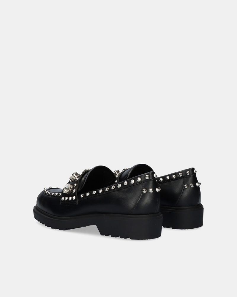 EXE Zapatos Mocasines Mujer Negro SALINA 610