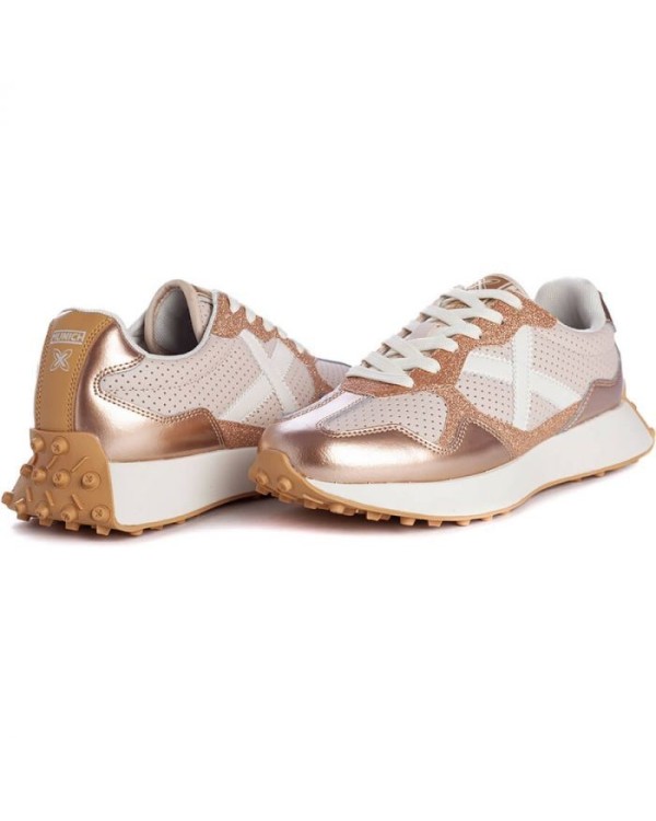 MUNICH 8907014 ROAD WMS Zapatillas Bajas Mujer Oro