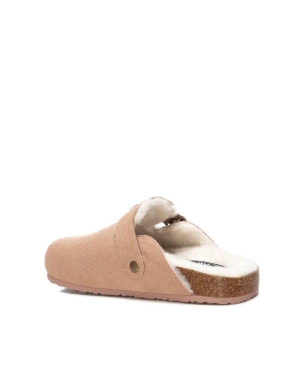 XTI Zapatos Zapatillas De pelo Mujer Beige 143240