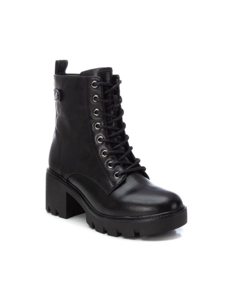 XTI Botas Militares Mujer Negro 142983