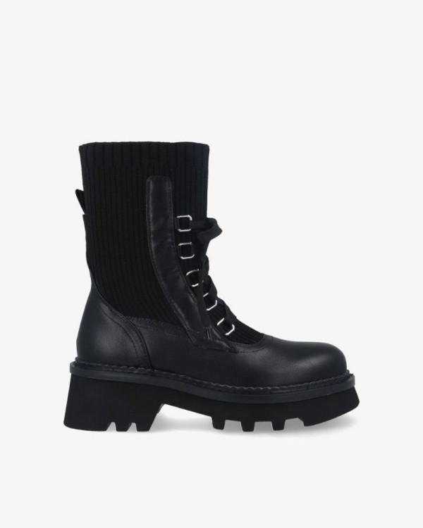 NOA HARMON Botas Militares Mulher Preto 9790